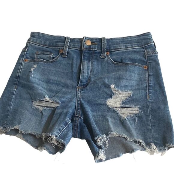 Universal Thread Women’s Distressed Cut Off Denim Shorts Size 00 / 24 📦 - Picture 7 of 7